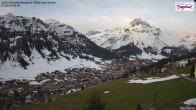 Archived image Webcam Lech am Arlberg - Guesthouse Bergland 00:00