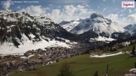Archived image Webcam Lech am Arlberg - Guesthouse Bergland 10:00