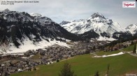 Archived image Webcam Lech am Arlberg - Guesthouse Bergland 09:00