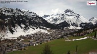 Archived image Webcam Lech am Arlberg - Guesthouse Bergland 11:00