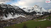 Archived image Webcam Lech am Arlberg - Guesthouse Bergland 00:00