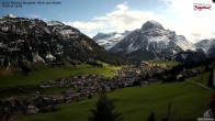 Archiv Foto Webcam Oberlech: Ausblick Pension Bergland 15:00