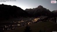 Archived image Webcam Lech am Arlberg - Guesthouse Bergland 05:00