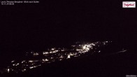 Archiv Foto Webcam Oberlech: Ausblick Pension Bergland 23:00