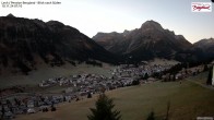 Archiv Foto Webcam Oberlech: Ausblick Pension Bergland 06:00