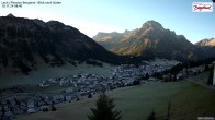 Archiv Foto Webcam Oberlech: Ausblick Pension Bergland 07:00