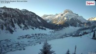 Archived image Webcam Lech am Arlberg - Guesthouse Bergland 07:00