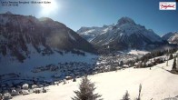 Archived image Webcam Lech am Arlberg - Guesthouse Bergland 09:00