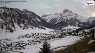 Archived image Webcam Lech am Arlberg - Guesthouse Bergland 15:00