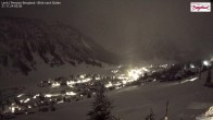 Archiv Foto Webcam Oberlech: Ausblick Pension Bergland 01:00