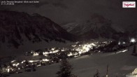 Archiv Foto Webcam Oberlech: Ausblick Pension Bergland 03:00