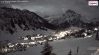 Archiv Foto Webcam Oberlech: Ausblick Pension Bergland 05:00