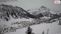 Archived image Webcam Lech am Arlberg - Guesthouse Bergland 11:00