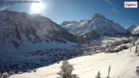 Archiv Foto Webcam Oberlech: Ausblick Pension Bergland 09:00