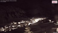 Archiv Foto Webcam Oberlech: Ausblick Pension Bergland 19:00