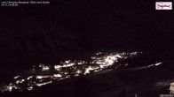 Archiv Foto Webcam Oberlech: Ausblick Pension Bergland 23:00