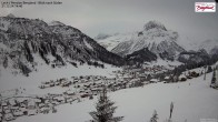 Archived image Webcam Lech am Arlberg - Guesthouse Bergland 13:00