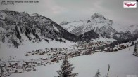 Archived image Webcam Lech am Arlberg - Guesthouse Bergland 15:00