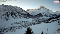 Archived image Webcam Lech am Arlberg - Guesthouse Bergland 07:00