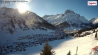 Archived image Webcam Lech am Arlberg - Guesthouse Bergland 09:00