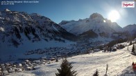 Archived image Webcam Lech am Arlberg - Guesthouse Bergland 13:00