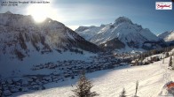 Archived image Webcam Lech am Arlberg - Guesthouse Bergland 04:00