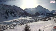 Archived image Webcam Lech am Arlberg - Guesthouse Bergland 06:00