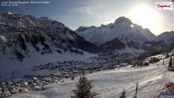 Archived image Webcam Lech am Arlberg - Guesthouse Bergland 08:00