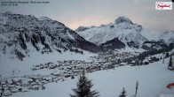 Archived image Webcam Lech am Arlberg - Guesthouse Bergland 10:00