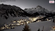 Archiv Foto Webcam Oberlech: Ausblick Pension Bergland 06:00