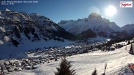 Archiv Foto Webcam Oberlech: Ausblick Pension Bergland 13:00