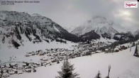 Archived image Webcam Lech am Arlberg - Guesthouse Bergland 11:00