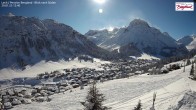 Archiv Foto Webcam Oberlech: Ausblick Pension Bergland 11:00