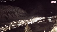 Archiv Foto Webcam Oberlech: Ausblick Pension Bergland 19:00