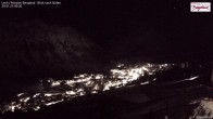 Archiv Foto Webcam Oberlech: Ausblick Pension Bergland 23:00