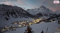 Archiv Foto Webcam Oberlech: Ausblick Pension Bergland 06:00