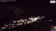 Archived image Webcam Lech am Arlberg - Guesthouse Bergland 23:00