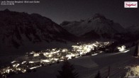 Archived image Webcam Lech am Arlberg - Guesthouse Bergland 05:00