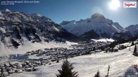 Archived image Webcam Lech am Arlberg - Guesthouse Bergland 13:00