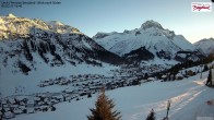 Archived image Webcam Lech am Arlberg - Guesthouse Bergland 15:00