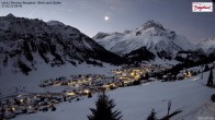 Archiv Foto Webcam Oberlech: Ausblick Pension Bergland 05:00