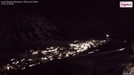 Archiv Foto Webcam Oberlech: Ausblick Pension Bergland 23:00