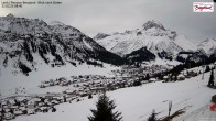 Archiv Foto Webcam Oberlech: Ausblick Pension Bergland 07:00