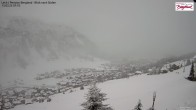 Archiv Foto Webcam Oberlech: Ausblick Pension Bergland 06:00