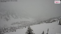 Archiv Foto Webcam Oberlech: Ausblick Pension Bergland 11:00