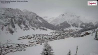 Archiv Foto Webcam Oberlech: Ausblick Pension Bergland 05:00