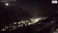 Archiv Foto Webcam Oberlech: Ausblick Pension Bergland 19:00