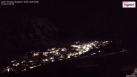 Archiv Foto Webcam Oberlech: Ausblick Pension Bergland 19:00