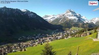 Archived image Webcam Lech am Arlberg - Guesthouse Bergland 07:00