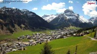 Archiv Foto Webcam Oberlech: Ausblick Pension Bergland 11:00